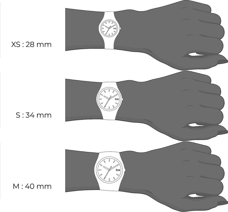 Ice-Watch - ICE glam White - Women's wristwatch with silicon strap Medium